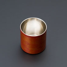 画像をギャラリービューアに読み込む, 山中塗 漆磨 白檀 ロックカップ 赤(二重構造)