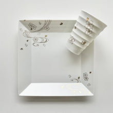 將圖片載入圖庫檢視器 京焼・清水焼 SIONE 角プレート:KOTONOHAシリーズ