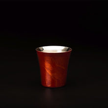 画像をギャラリービューアに読み込む, 山中塗 漆磨 白檀  バーボン 赤(二重構造)
