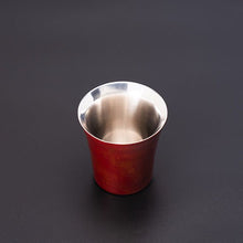 画像をギャラリービューアに読み込む, 山中塗 漆磨 白檀  バーボン 赤(二重構造)