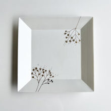 將圖片載入圖庫檢視器 京焼・清水焼 SIONE 角プレート:KOTONOHAシリーズ