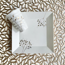 將圖片載入圖庫檢視器 京焼・清水焼 SIONE 角プレート:KOTONOHAシリーズ