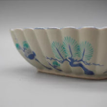 画像をギャラリービューアに読み込む, 京焼・清水焼 叶松谷 古清水意松梅菱形向付