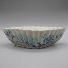 画像をギャラリービューアに読み込む, 京焼・清水焼 叶松谷 古清水意松梅菱形向付