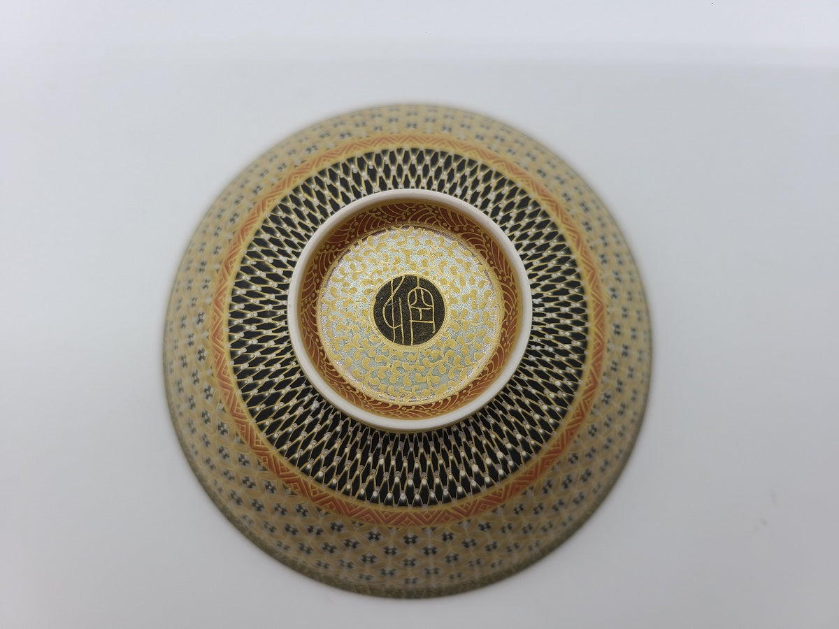 京焼・清水焼 空女 華薩摩小紋平盃 – SEIKADO