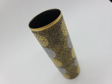 Load image into Gallery viewer, 京焼・清水焼 空女 華薩摩黒地筒杯