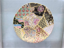 将图片加载到图库查看器,京焼・清水焼 空女 華薩摩豆皿(額付き)