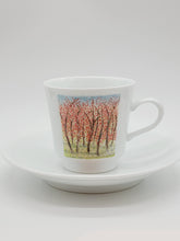 画像をギャラリービューアに読み込む, 有田焼 中尾恭純 点刻象嵌コーヒー碗皿