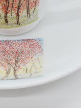 画像をギャラリービューアに読み込む, 有田焼 中尾恭純 点刻象嵌コーヒー碗皿