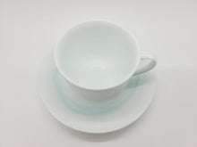 画像をギャラリービューアに読み込む, 有田焼 照井一玄 青白磁水の中珈琲碗皿