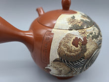 画像をギャラリービューアに読み込む, 【無形文化財】常滑焼 吉川壷堂 若冲群鶏図急須