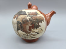 画像をギャラリービューアに読み込む, 【無形文化財】常滑焼 吉川壷堂 若冲群鶏図急須