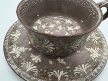 画像をギャラリービューアに読み込む, 京焼・清水焼 森里陶楽 紫翠紋・双花紅茶碗皿