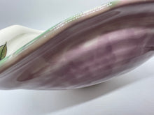 將圖片載入圖庫檢視器 京焼・清水焼 土渕陶あん(陶あん窯) 白掛紫草花八.五寸鉢