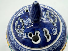 画像をギャラリービューアに読み込む, 京焼・清水焼 高野昭阿弥 翔宝古紋香炉(帛紗付)