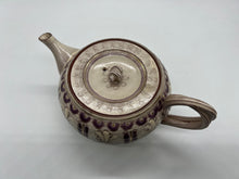 Load image into Gallery viewer, 京焼・清水焼 森里陶楽 紫彩華紋急須