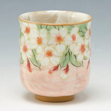 画像をギャラリービューアに読み込む, 土渕陶あん(陶あん窯) 花集い湯呑揃(飾棚付)
