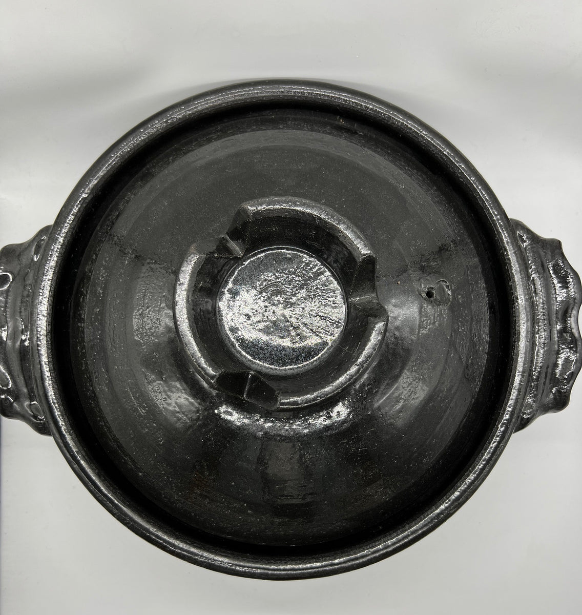 京焼・清水焼 土渕陶あん(陶あん窯) 黒釉八号京鍋 – SEIKADO