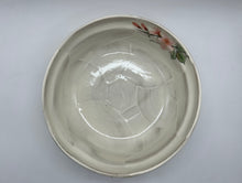 画像をギャラリービューアに読み込む, 京焼・清水焼 土渕陶あん(陶あん窯) 白掛しだれ桜六寸鉢