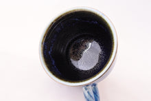 画像をギャラリービューアに読み込む, 京焼・清水焼 早川元観(観芙) カップ&ソーサー 泉水(いずみ) プラチナ彩