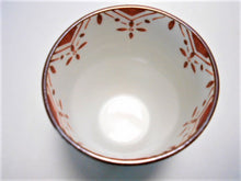 画像をギャラリービューアに読み込む, 京焼・清水焼 高木岩華(岩華窯) 赤瓔珞 蕎麦猪口