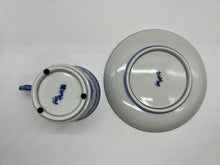 画像をギャラリービューアに読み込む, 京焼・清水焼 高野昭阿弥 つなぎ古紋珈琲碗皿