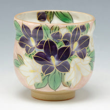 画像をギャラリービューアに読み込む, 土渕陶あん(陶あん窯) 花集い湯呑揃(飾棚付)
