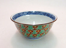 將圖片載入圖庫檢視器 京焼・清水焼 加藤雲泉(雲泉窯) 青地小花文飯茶碗