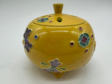 画像をギャラリービューアに読み込む, 京焼・清水焼 昇峰 黄交趾宝尽し香炉