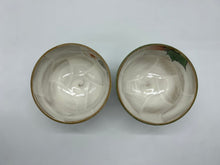 画像をギャラリービューアに読み込む, 土渕陶あん(陶あん窯) 織部五草花お茶呑茶碗