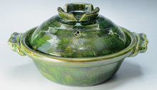 将图片加载到图库查看器,京焼・清水焼 土渕陶あん(陶あん窯) 緑釉八号京鍋
