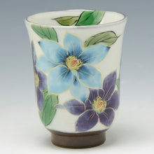 画像をギャラリービューアに読み込む, 土渕陶あん(陶あん窯) 花集い湯呑揃(飾棚付)