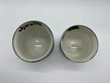 画像をギャラリービューアに読み込む, 土渕陶あん(陶あん窯) 白掛紫草花組湯呑