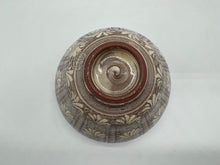 画像をギャラリービューアに読み込む, 京焼・清水焼 森里陶楽 紫彩華紋抹茶碗