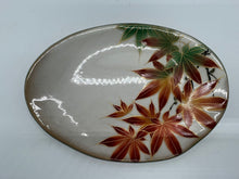 将图片加载到图库查看器,京焼・清水焼 土渕陶あん(陶あん窯) 白掛五草花楕円皿揃