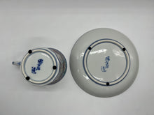 画像をギャラリービューアに読み込む, 京焼・清水焼 高野昭阿弥 色絵祥瑞珈琲碗皿