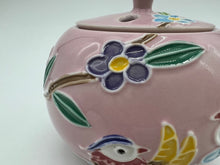 画像をギャラリービューアに読み込む, 京焼・清水焼 昇峰 交趾おしどり(ピンク)香炉