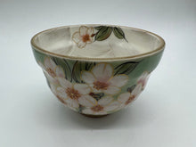 画像をギャラリービューアに読み込む, 土渕陶あん(陶あん窯) 織部五草花お茶呑茶碗
