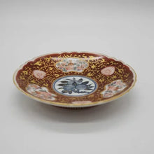 Load image into Gallery viewer, 京焼・清水焼 空女 (小野多美枝) 古伊万里風飾り皿C 柑橘