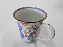 画像をギャラリービューアに読み込む, 京焼・清水焼 高野昭阿弥 色絵六瓢 マグカップ