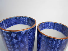 將圖片載入圖庫檢視器 京焼・清水焼 高野昭阿弥 染付縦祥瑞 組湯呑