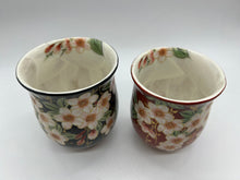 画像をギャラリービューアに読み込む, 土渕陶あん(陶あん窯) しだれ桜組湯呑