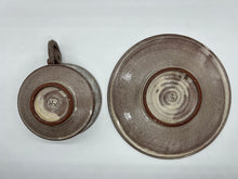 画像をギャラリービューアに読み込む, 京焼・清水焼 森里陶楽 紫翠紋・双花紅茶碗皿