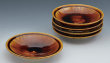 Load image into Gallery viewer, 京焼・清水焼 大日 飴釉5寸皿揃