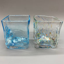 画像をギャラリービューアに読み込む, 京焼・清水焼 荒木桜子 ペア四角ロックグラス