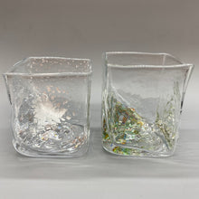 画像をギャラリービューアに読み込む, 京焼・清水焼 荒木桜子 ペア四角ロックグラス