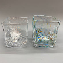 画像をギャラリービューアに読み込む, 京焼・清水焼 荒木桜子 ペア四角ロックグラス