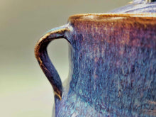 将图片加载到图库查看器,会津本郷焼 宗像利浩 瑠璃双耳水指