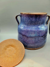 将图片加载到图库查看器,会津本郷焼 宗像利浩 瑠璃双耳水指