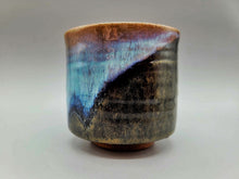 画像をギャラリービューアに読み込む, 会津本郷焼 宗像利訓 翠彩掛分筒茶碗